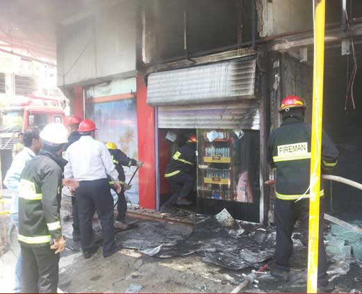 باز هم آتش سوزی در مراکز تجاری آبادان!!!